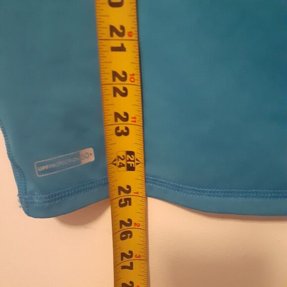 Quicksilver Rash Guard Sun Surf Shirt Blue Compression Mens Size XS - Picture 10 of 10